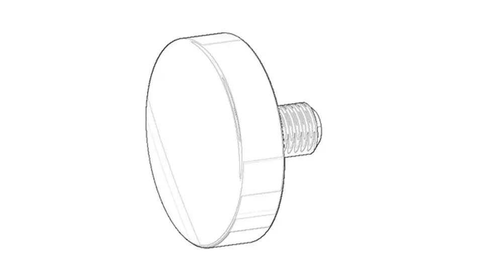 DORNBRACHT Abdeckung ERSATZTEILE 083030520 D. 12,5 x 8 mm Chrom, 083030520-00 Galeriebild 1